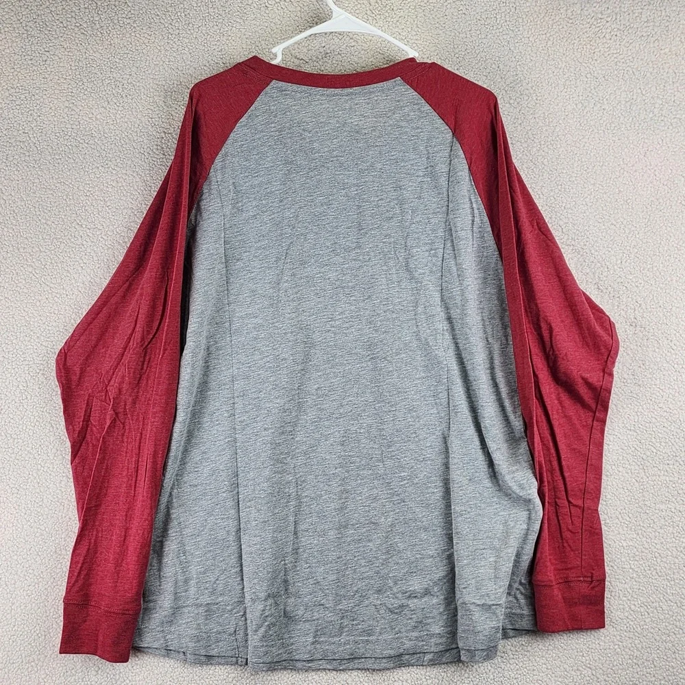 Indiana Hoosiers‎ NCAA Colosseum Tshirt Mens XXL Gray Red Collegiate Sportswear - Picture 3 of 7